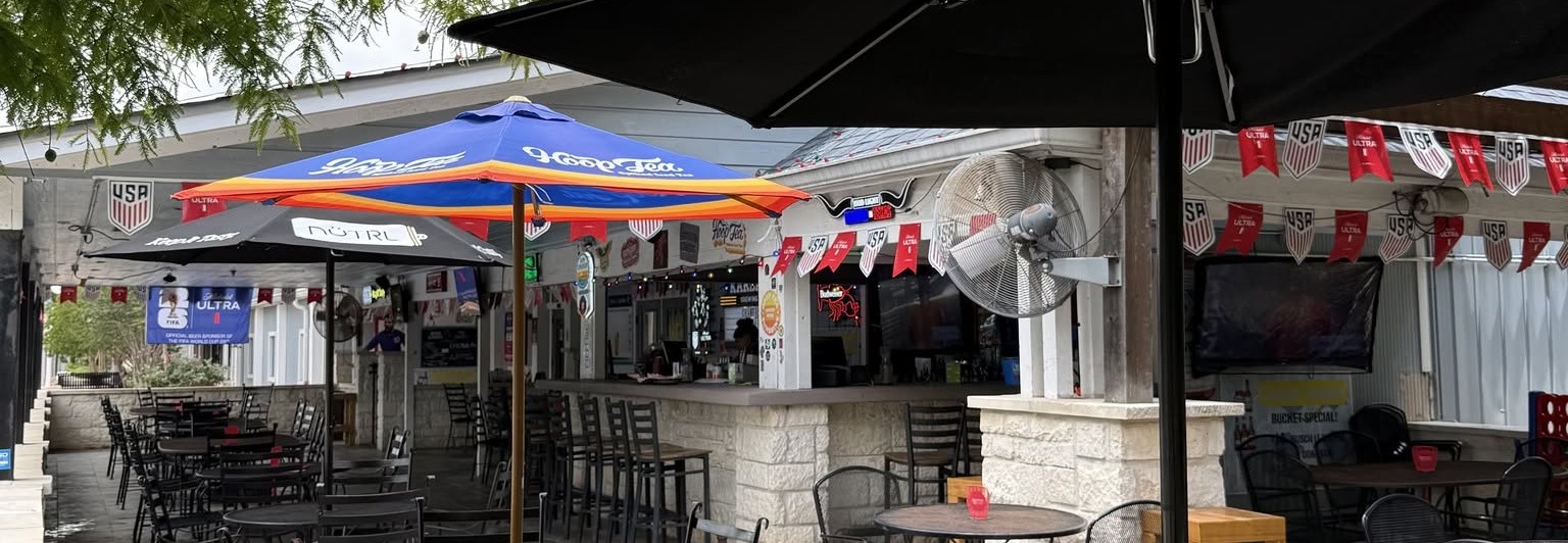 Yesterdays Bar & Grill covered patio seating