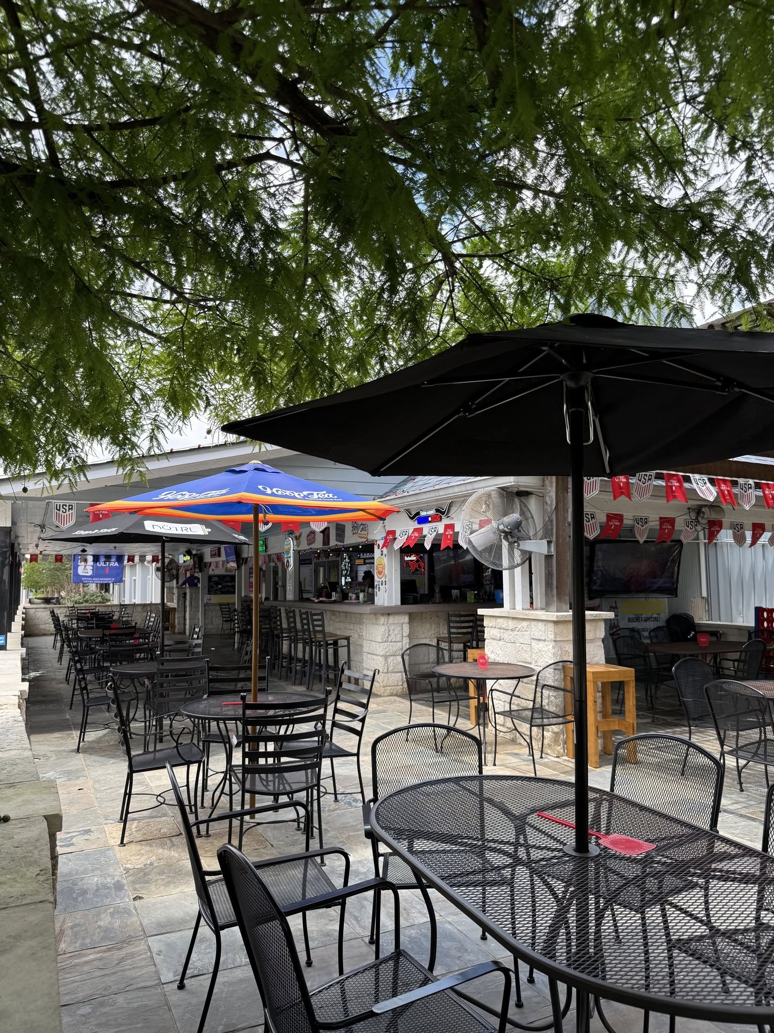 Yesterdays Bar & Grill patio seating